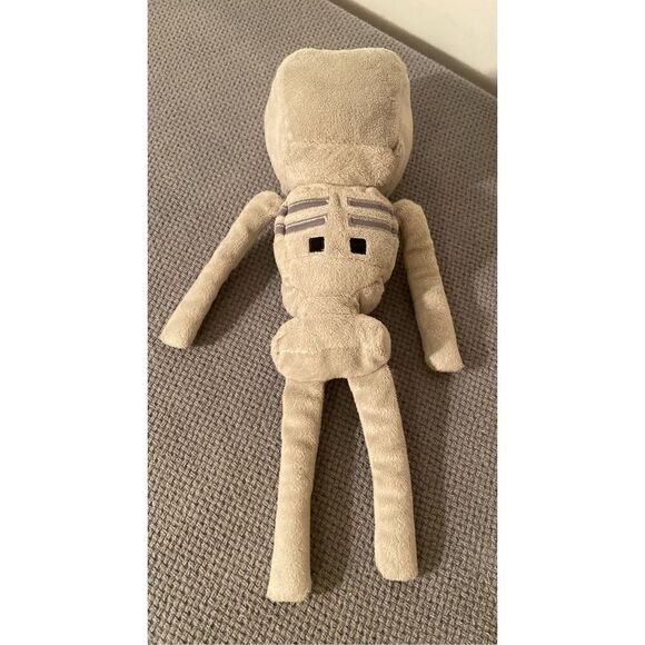 Minecraft Spinmaster Mojang Jinx 14” plush Skeleton Soft Stuffed Doll 2013 - Picture 2 of 2